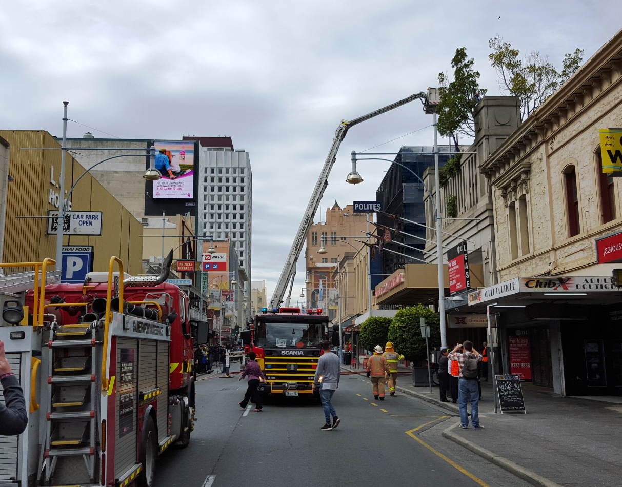 Drones in firefighting